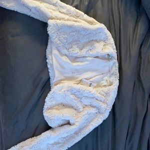 Maeve cropped fluffy jacket
